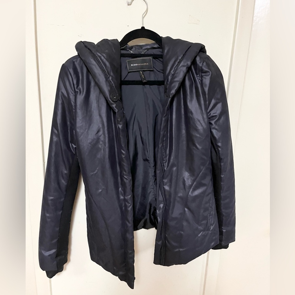 BCBGMaxAzria Hooded puff Jacket Puffer Lightweight XS